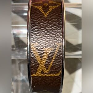 LV monogram cuff bracelet